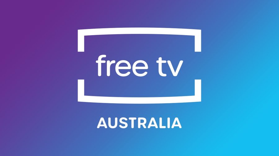 Australia's Free TV has gambling and alcohol advertising reform rejected. Free TV Australia logo featuring the words "free tv" enclosed in a rectangular outline, with "AUSTRALIA" written below, set against a gradient background transitioning from purple to blue.