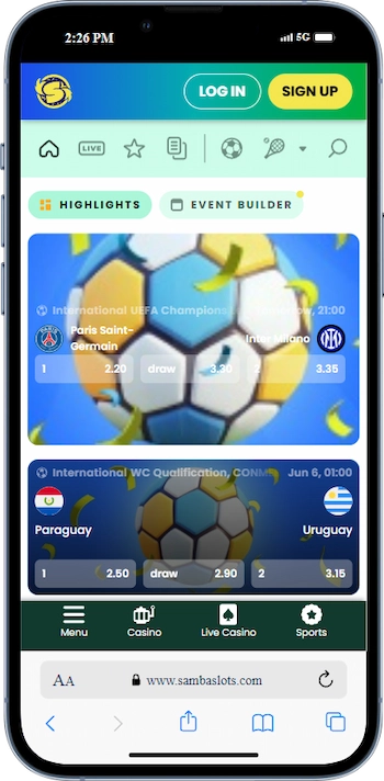 SambaSlots Sports Betting Canada