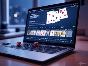 AI image to represent online casino gaming / Online casino gaming continues to drive strong results in the seven U.S. states where it is a regulated activity. 