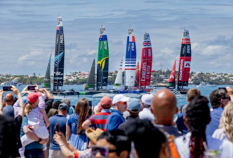 Official image from SailGP contest in Bermuda / SailGP is reportedly in dialogue with major betting operators to offer markets on the high-speed sailing race competition.