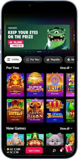 sweepstakes casino app