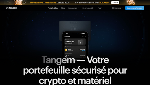 portefeuille cryptos tangem