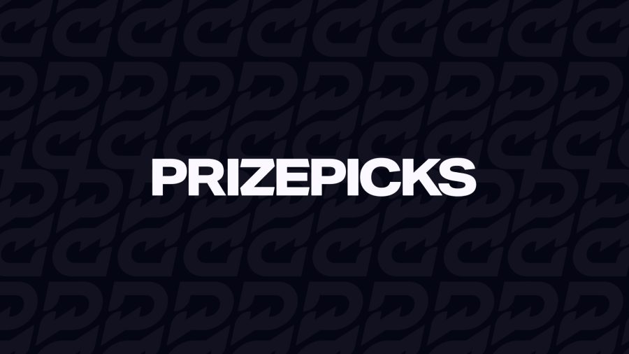 Black background with PrizePick logo in white in the center.