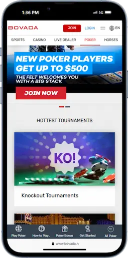 Tournament Poker at Bovada