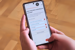 GambleAware launches support app as report finds young gamblers twice as likely to quit. Person on a smartphone using new GambleAware app