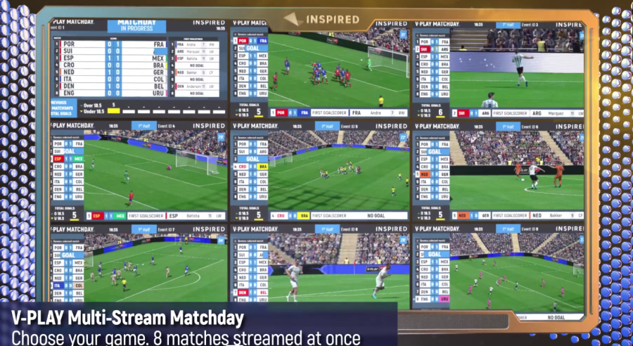 Screenshot from Inspired's Virtual Sports football offering trailer / Inspired Entertainment has partnered with BetMGM to introduce its award-winning Virtual Sports products in Brazil via the Kambi Engage platform. 
