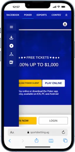 Cardano Poker Sportsbetting.ag