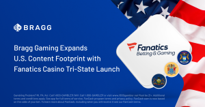 Bragg Gaming launches with Fanatics Casino across three US states