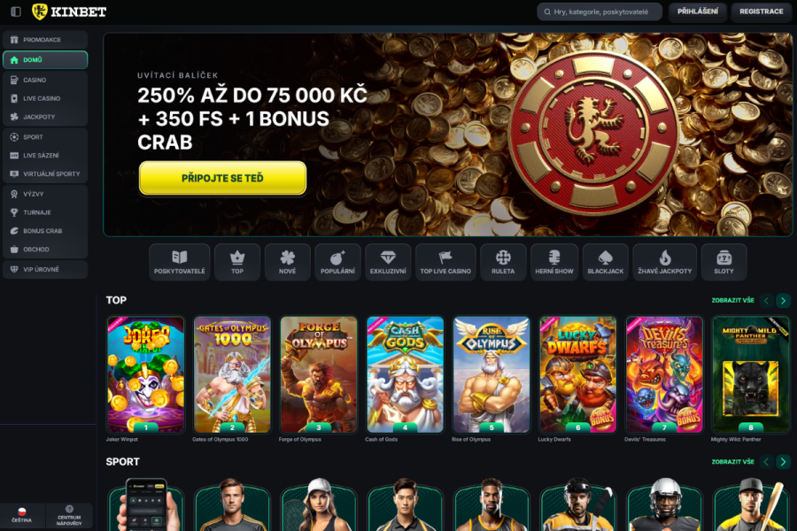 kinbet zahraniční online casino