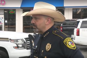 Pixar County Sharif Javier Salazar. The Busty Buls are the detention of twenty -two individuals in terms of illegal games in Texas.