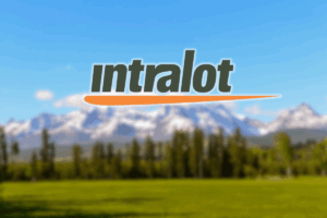 Vista is a mountain in Montana with the intralot logo on top. Intralot signs are dealt with Montana lottery