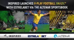 Inspired Entertainment has confirmed the launch of V-play Football Brazil in partnership with EstrelaBet and Altenar.