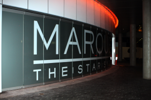 Outside the Marquee night club building, rounded edge with 'Marquee, The Star' written on the side. The Star Entertainment Group lays out new strategies in FY25 report