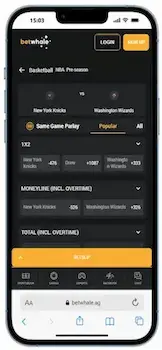 NBA SGP Betting at BetWhale