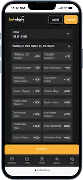 BetWhale NBA Futures Betting