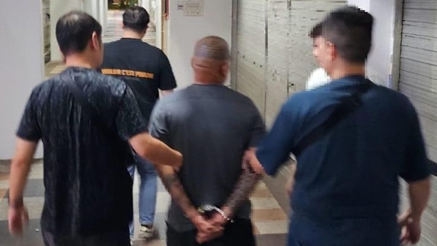Photos of men arrested during the raid 1