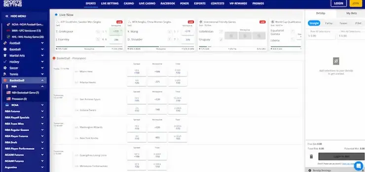 Basketball Pre Season Betting At Sportsbetting.ag
