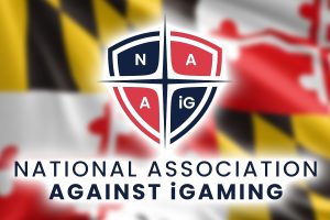 National Association Against iGaming finds 71% oppose iGaming in Maryland. National Association Against iGaming logo