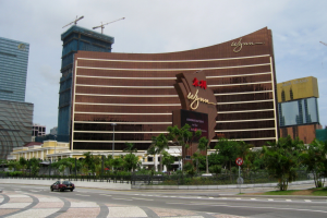 Wynn Resorts building in Macau, road in front. Wynn Resorts third quarter revenue surges on strong Macau-driven gaming growth