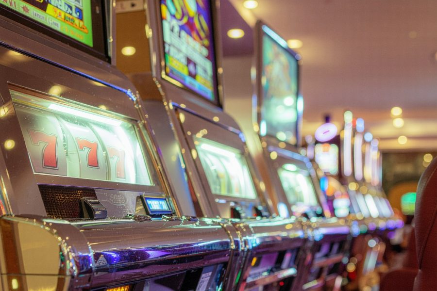 Silver Gambling Machines in row. Florida Gaming Control Commission Seizes 22 Illegal Gambling Machines