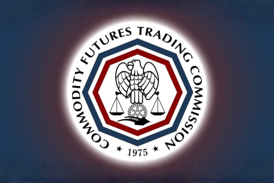 CFTC issues no-action letters to four prediction markets. Commodity Futures Trading Commission seal featuring an eagle holding scales, established 1975.