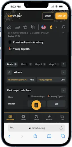 Counter Strike 2 Match Winner Betting
