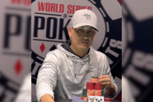 Derek Sein-Lwin wins 2025 WSOP main event final at Cherokee. Derek Sein-Lwin at WSOP