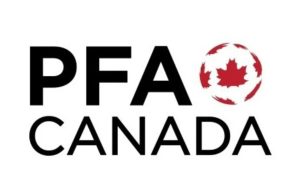 PFA Canada logo on white background. IBIA and PFA Canada launch match-fixing prevention training for Canadian soccer players