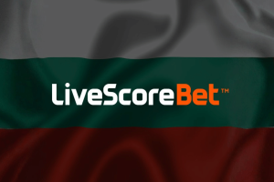 LiveScore Bet to exit Bulgaria amid UK tax hikes and regulatory uncertainty. LiveScore Bet logo overlaid on a waving Bulgarian flag, symbolising the brand’s planned exit from the Bulgarian market.