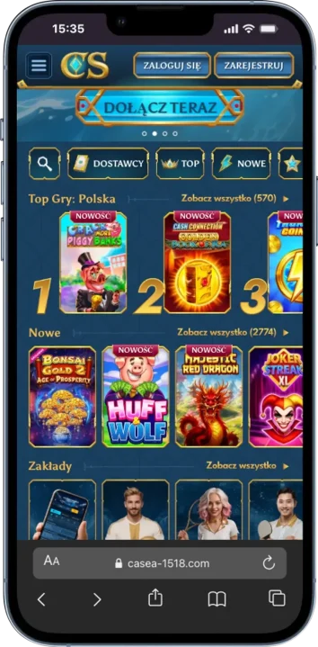 casea kasyno mobile