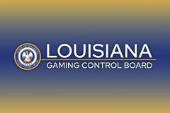 Louisiana gambling watchdog is taking issue with sports prediction markets. Louisiana Gaming Control Board logo featuring the Louisiana state seal on the left and the words ‘LOUISIANA GAMING CONTROL BOARD’ in white text on a blue and gold gradient background.