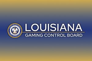 Louisiana gambling watchdog is taking issue with sports prediction markets. Louisiana Gaming Control Board logo featuring the Louisiana state seal on the left and the words ‘LOUISIANA GAMING CONTROL BOARD’ in white text on a blue and gold gradient background.