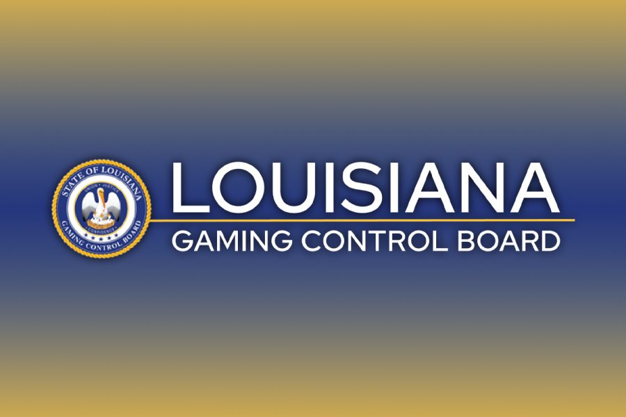 Louisiana gambling watchdog is taking issue with sports prediction markets. Louisiana Gaming Control Board logo featuring the Louisiana state seal on the left and the words ‘LOUISIANA GAMING CONTROL BOARD’ in white text on a blue and gold gradient background.