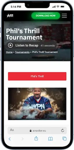 Phil's Thrill High Roller Poker At ACR