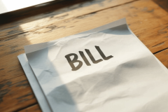 The paper displays the word "BILL." US states busy filing gambling bills with nine introduced so far this year