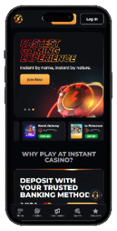 Instant Casino mobile and desktop game lobby interface