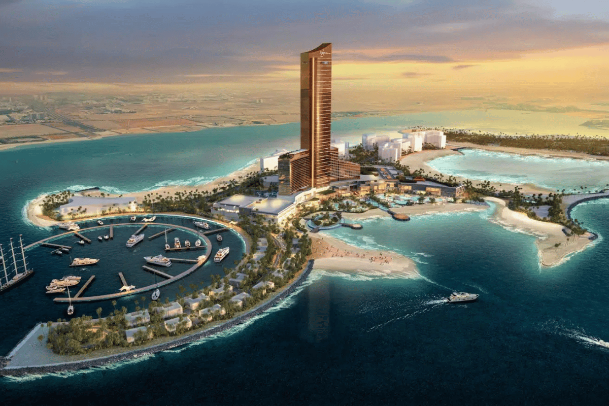 Wynn Al Marjan Island construction resumes UAE amid tensions