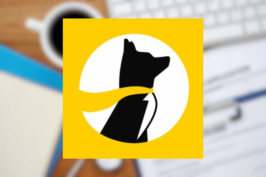 Underdog job cuts and regulatory challenges mount nationwide. Yellow square graphic featuring Underdog’s logo — a black dog silhouette with a lightning bolt shape through its body inside a white circle — set against a blurred desk background with a coffee cup and keyboard.