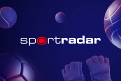 Sportradar logo with football, tennis ball and sports imagery representing betting technology, sports data and integrity services. Sportradar denies short seller claims of links to illegal betting amid investors lawsuit