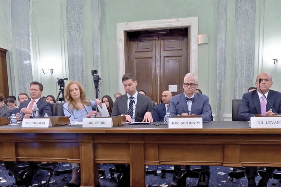 Senators clash with industry officials over sports betting expansion and prediction markets during hearing