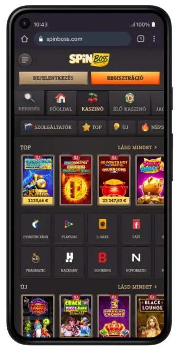 külföldi online kaszinó