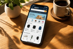 Amazon Appstore displayed on a smartphone, highlighting the platform at the center of a proposed Washington social casino gambling class action settlement.