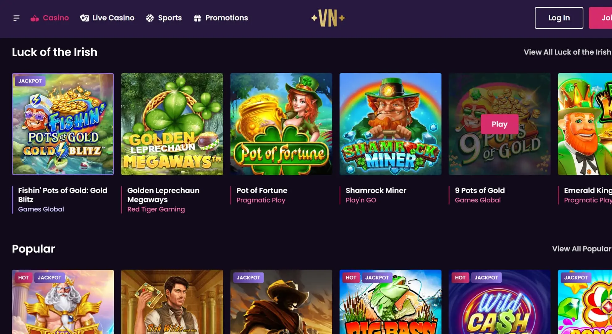 Vegasnow screenshot