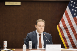 Michael Selig chairs CFTC Innovation Advisory Committee meeting on prediction markets, crypto regulation and financial innovation in Washington.