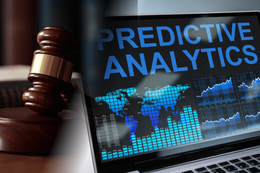 Gavel beside laptop displaying prediction market analytics, illustrating Kalshi, Crypto.com litigation and prediction market regulation news. Washington and Crypto.com pause litigation, new federal bill targets wildfire markets, today in prediction market news LIVE