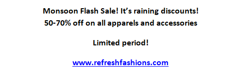 Monsoon flash sales