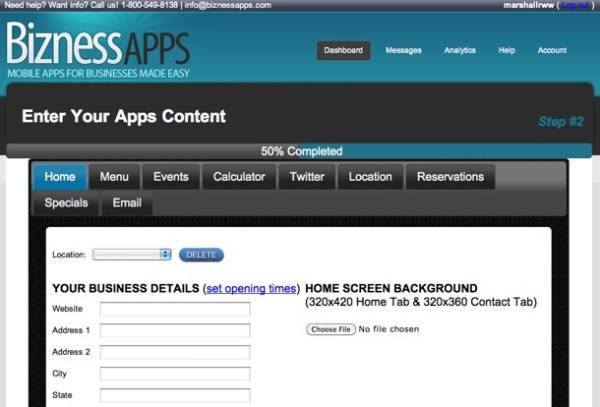 Create Your Own Ipad App In Minutes With New Bizness Apps Tool Readwrite
