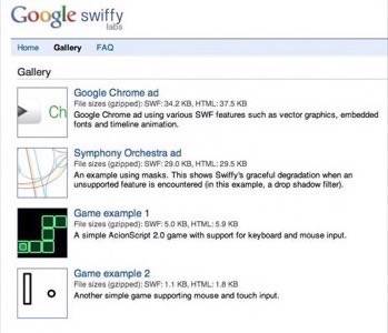Google Swiffy Converts Flash to HTML5 - ReadWrite