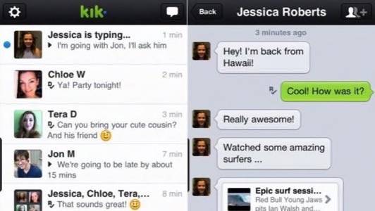 The Anti Sms Kik Texting App Adds Image Video Sharing Readwrite