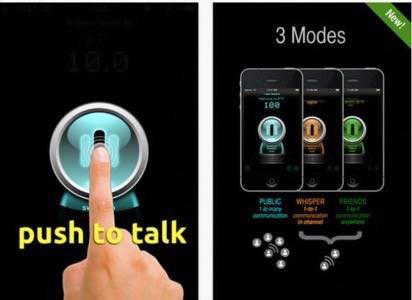 classic looking push to talk app